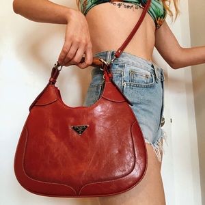 Vintage Leather Crossbody Bag